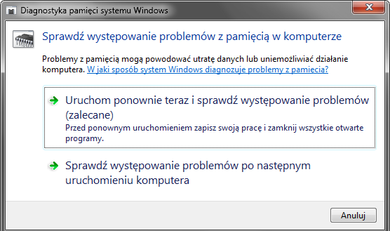 Uruchom ponownie ...